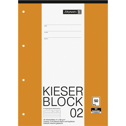 BRUNNEN Schulblock liniert 02 Produktbild pa_produktabbildung_1 XL