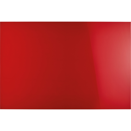 magnetoplan® Glasboard Design 150 x 100 x 0,5 cm (B x H x T) intensivrot Produktbild pa_produktabbildung_1 XL