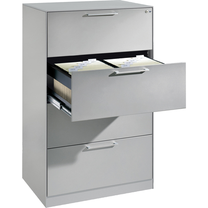 C+P Hängeregistraturschrank Asisto 800 x 1.298 x 600 mm (B x H x T) lichtgrau Produktbild pa_produktabbildung_1 XL
