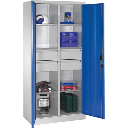 C+P Werkzeugschrank 930 x 1.950 x 500 mm (B x H x T) lichtblau Produktbild pa_anwendungsbeispiel_1 XL