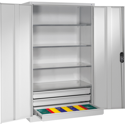 C+P Werkzeugschrank Serie 89 1.200 x 1.950 x 600 mm (B x H x T) lichtgrau Produktbild pa_produktabbildung_2 XL