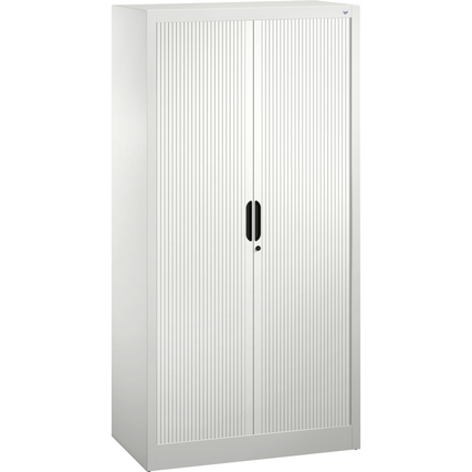 C+P Rollladenschrank Omnispace 800 x 1.660 x 420 mm (B x H x T) 4 Ordnerhöhen lichtgrau Produktbild pa_produktabbildung_1 XL