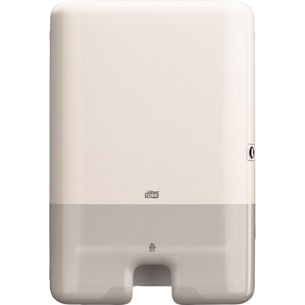 Tork Handtuchspender Elevation Interfold-Falz / W-Falz 30,2 x 44,4 x 10,2 cm (B x H x T) Kunststoff weiß