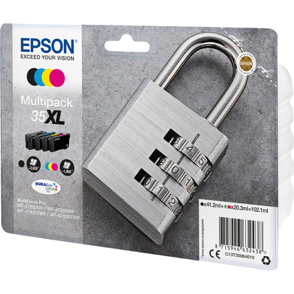 Epson Tintenpatrone 35XL schwarz, cyan, magenta, gelb Produktbild pa_produktabbildung_1 XL