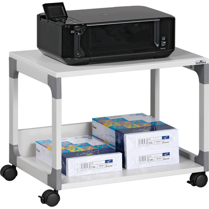 DURABLE Druckertisch SYSTEM MULTI TROLLEY 48 grau Produktbild pa_ohnedeko_1 XL