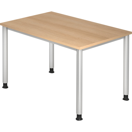 Hammerbacher Schreibtisch 1.200 x 680-810 x 800 mm (B x H x T) eiche Produktbild pa_produktabbildung_1 XL