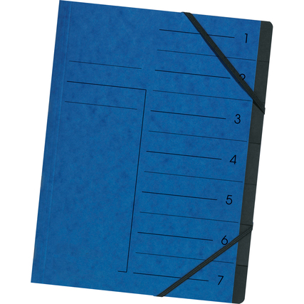 Ordnungsmappe 7 Fächer blau Produktbild pa_stellvertreter_1 XL