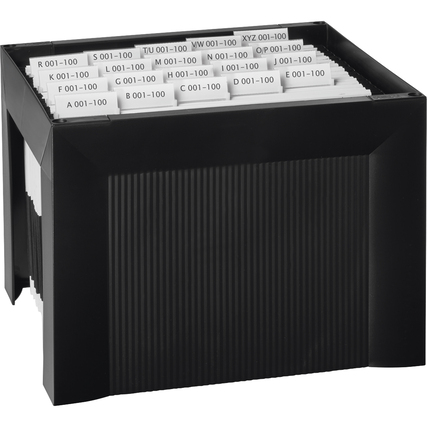 HAN Hängemappenbox KARAT schwarz Produktbild pa_ohnedeko_1 XL