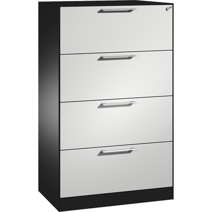 C+P Hängeregistraturschrank Asisto 2-bahnig lichtgrau Produktbild pa_produktabbildung_1 XL