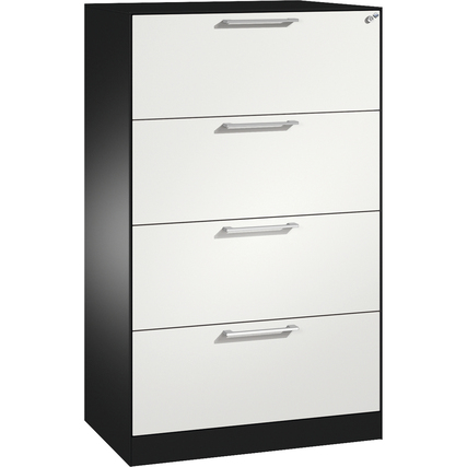C+P Hängeregistraturschrank Asisto 2-bahnig verkehrsweiß Produktbild pa_produktabbildung_1 XL
