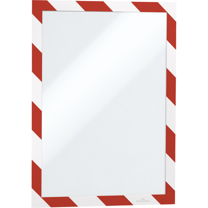 DURABLE Magnetrahmen DURAFRAME® SECURITY rot/weiß Produktbild pa_produktabbildung_1 XL