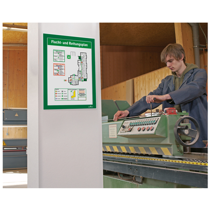 DURABLE Magnetrahmen DURAFRAME® DIN A4 2 St./Pack. grün Produktbild pa_ohnedeko_3 XL