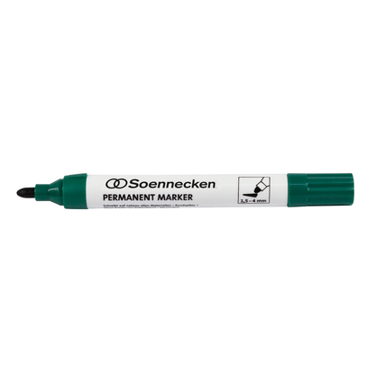 Soennecken Permanentmarker 1,5-4 mm grün Produktbild pa_produktabbildung_1 XL