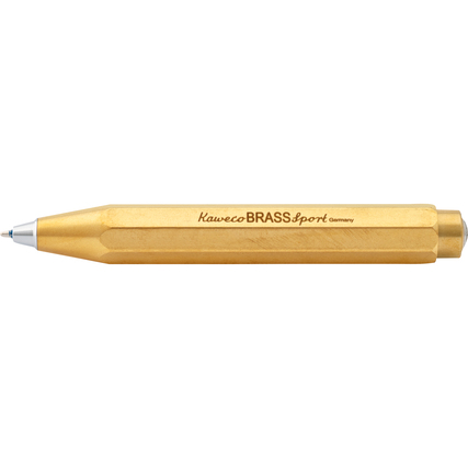 KAWECO Kugelschreiber exklusiv BRASS Sport Produktbild pa_produktabbildung_1 XL