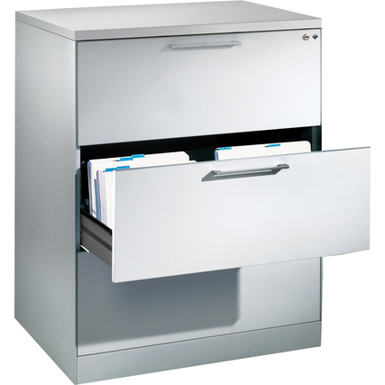 C+P Karteischrank Asisto 800 x 998 x 600 mm (B x H x T) DIN A4 quer lichtgrau Produktbild pa_produktabbildung_2 XL