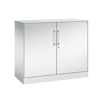 C+P Flügeltürenschrank Asisto 1.000 x 915 x 435 mm (B x H x T) lichtgrau lichtgrau Produktbild pa_produktabbildung_1 XL