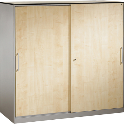 C+P Schiebetürenschrank Asisto 1.200 x 1.310 x 435 mm (B x H x T) 3 Ordnerhöhen Produktbild pa_produktabbildung_1 XL