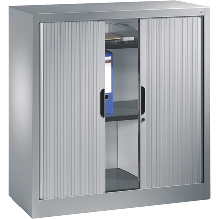 C+P Rollladenschrank Omnispace 1.000 x 1.030 x 420 mm (B x H x T) 2 Ordnerhöhen weißaluminium Produktbild pa_produktabbildung_1 XL