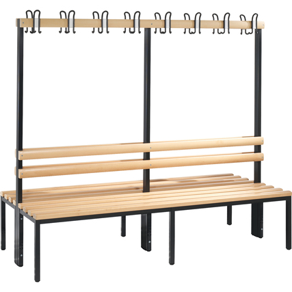 C+P Umkleidebank Basic 1.960 x 1.710 x 756 mm (B x H x T) Produktbild pa_produktabbildung_1 XL