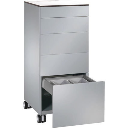 C+P Catering-Caddy Asisto weißaluminium Produktbild pa_produktabbildung_1 XL