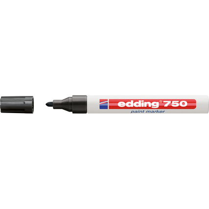 edding Lackmarker 750 schwarz Produktbild pa_produktabbildung_1 XL