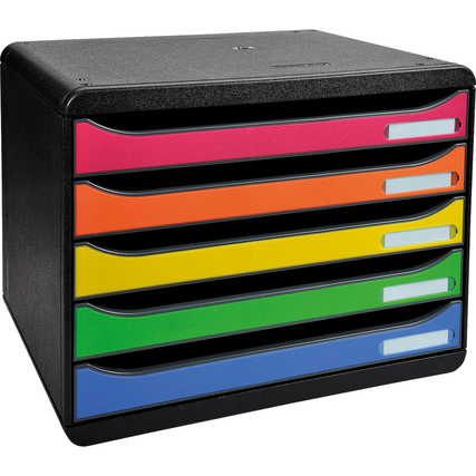 Exacompta Schubladenbox BIG-BOX plus quer Iderama® 5 Schubladen Produktbild pa_produktabbildung_1 XL