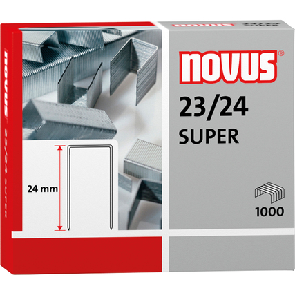NOVUS Heftklammer 23/24 SUPER Blockhefter 1.000 St./Pack.