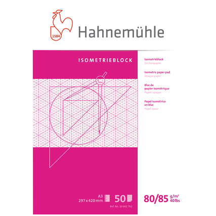 Hahnemühle Isometriepapierblock DIN A3 Produktbild pa_produktabbildung_1 XL