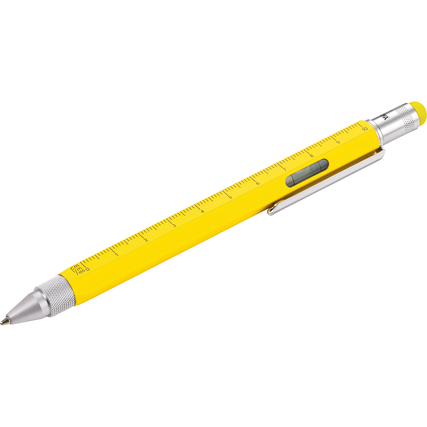 TROIKA® Kugelschreiber CONSTRUCTION TOOL PEN gelb/silber Produktbild pa_produktabbildung_1 XL