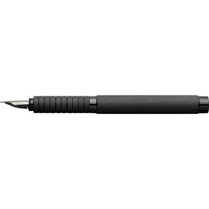Faber-Castell Füllfederhalter Essentio Aluminium M (Medium) schwarz Produktbild pa_produktabbildung_1 XL