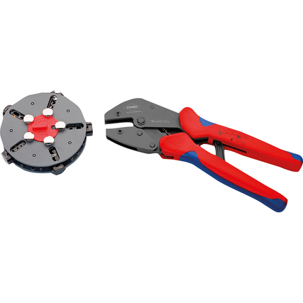 KNIPEX Netzwerk Werkzeug Crimpzange MultiCrimp Produktbild pa_produktabbildung_1 XL