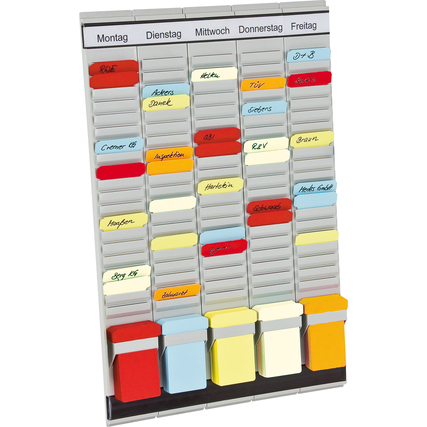 FRANKEN T-Kartentafel OfficePlaner 31,5 x 49 cm (B x H) Produktbild pa_anwendungsbeispiel_1 XL