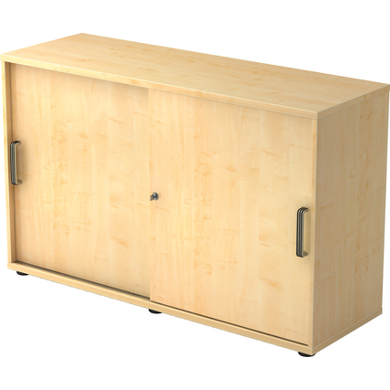 Hammerbacher Schiebetürenschrank 2 Ordnerhöhen ahorn Produktbild pa_produktabbildung_1 XL