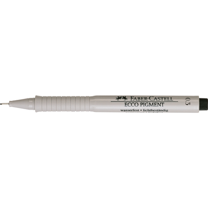 Faber-Castell Fineliner ECCO PIGMENT 0,3 mm schwarz Produktbild pa_produktabbildung_1 XL