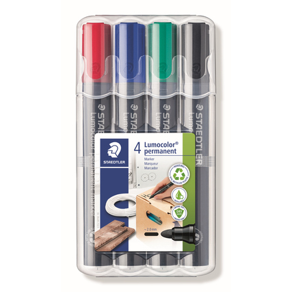 STAEDTLER® Permanentmarker Lumocolor® 352 4 St./Pack. Produktbild pa_produktabbildung_1 XL