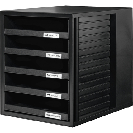 HAN Schubladenbox SCHRANK-SET schwarz schwarz Produktbild pa_produktabbildung_1 XL