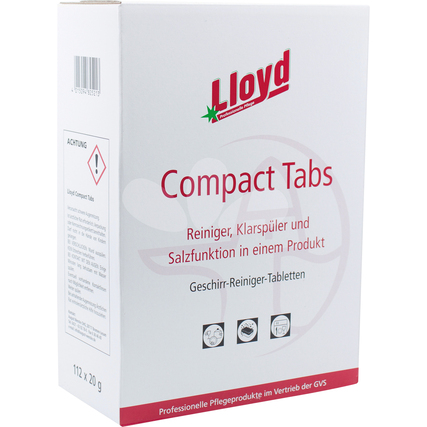 Lloyd Spülmaschinentabs Compact Produktbild pa_produktabbildung_1 XL