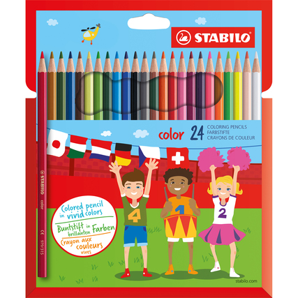 STABILO® Buntstift color Kartonetui 24 St./Pack. Produktbild pa_produktabbildung_1 XL