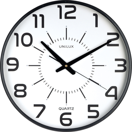UNILUX Wanduhr Maxi Pop schwarz Produktbild pa_produktabbildung_1 XL