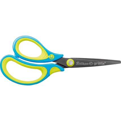 Pelikan Bastelschere griffix® asymmetrisch, gerade, Langauge 150 mm Neon Fresh Blue Linkshänder Produktbild pa_produktabbildung_2 XL