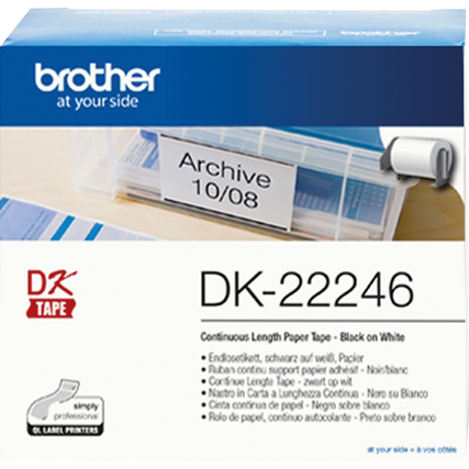 Brother Endlosetikett DK-22246 103 mm x 30,48 m (B x L) Produktbild pa_produktabbildung_1 XL