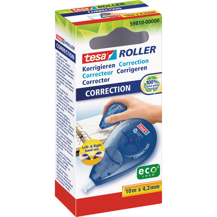 tesa® Korrekturroller ecoLogo® Left&Right 4,2 mm x 10 m (B x L) Produktbild pa_produktabbildung_2 XL