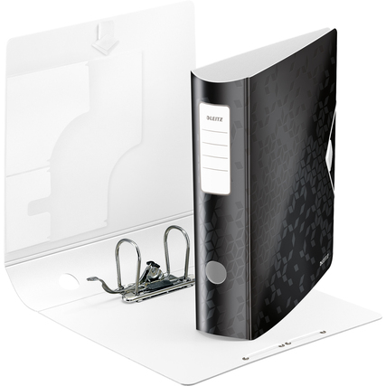 Leitz Ordner Active WOW Kunststoff DIN A4 82 mm schwarz Produktbild pa_produktabbildung_2 XL