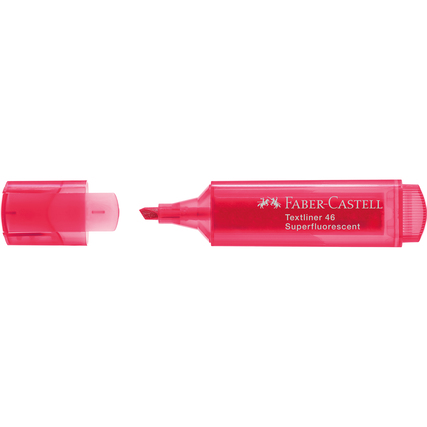 Faber-Castell Textmarker Textliner 46 Superfluorescent rot Produktbild pa_produktabbildung_1 XL