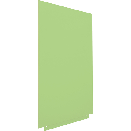 Grünes Whiteboard Skin in Hochformat, 150 x 100 cm, für Magnetnutzung.