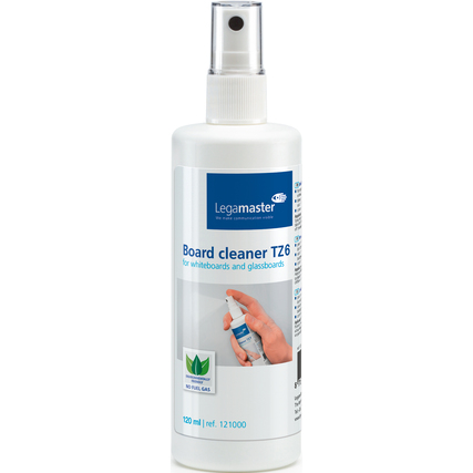 Reinigungsspray in Sprühflasche für Whiteboards mit Desinfektions- und Reinigungseigenschaften.