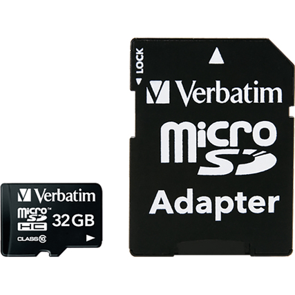 Verbatim Speicherkarte microSDHC Class 10, UHS-1 32Gbyte
