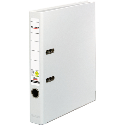 Falken Ordner Color Vegan Kunststoff DIN A4 50 mm weiß Produktbild pa_produktabbildung_1 XL