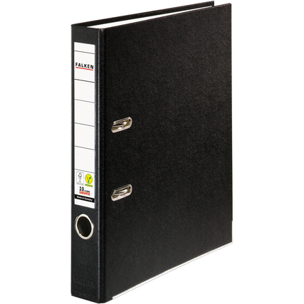 Falken Ordner Color Vegan Kunststoff DIN A4 50 mm schwarz Produktbild pa_produktabbildung_1 XL