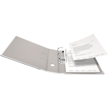 Falken Ordner Color Vegan Kunststoff DIN A4 80 mm weiß Produktbild pa_ohnedeko_1 XL